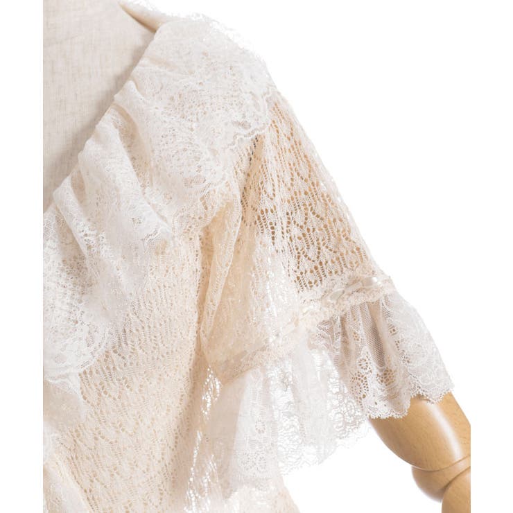 レースフリルボレロ風トップス | axes femme | 詳細画像28 