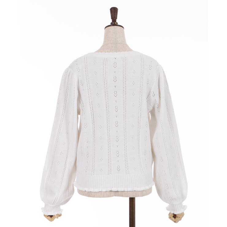 プチ カーデ UVカット＆接触冷感＆ハンドウォッシュ♪超強撚プチフラワー釦