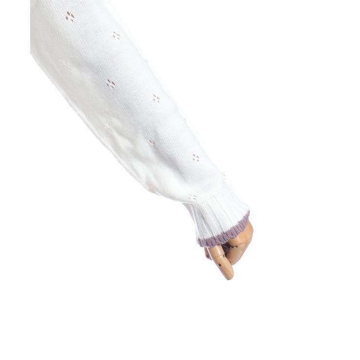 フラワーリボン刺繍ニットカーディガン | axes femme | 詳細画像27 