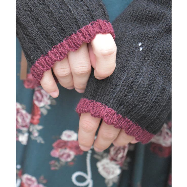 フラワーリボン刺繍ニットカーディガン | axes femme | 詳細画像8 