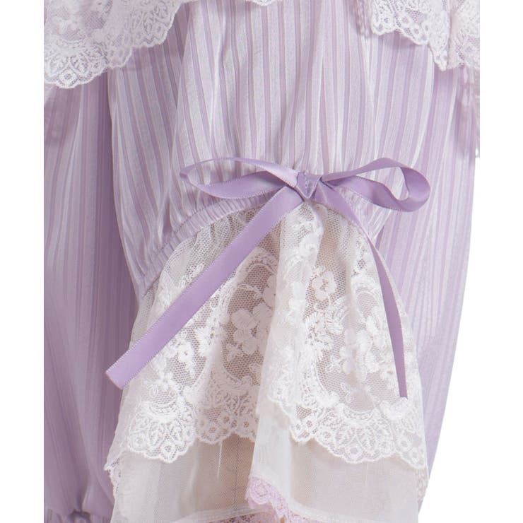 シアストライプ×レースプルオーバー | axes femme | 詳細画像30 