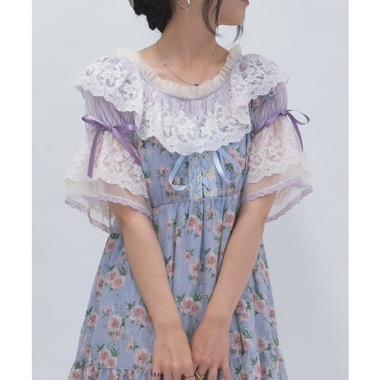 axes femme - アクシーズファム axes femme  先染めストライプブラウス　他2点 ストライプ柄シャツ[品番：IGAW0000295]｜axes femme
