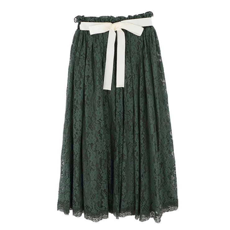 総レースロングスカート[品番：IGAW0000353]｜axes femme