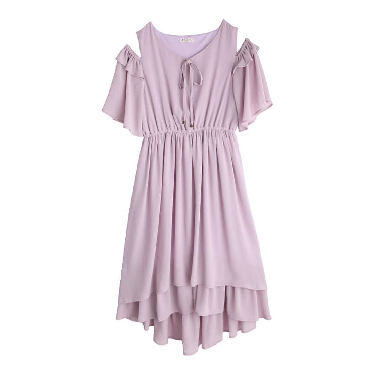 肩あきデザイン楊柳ワンピース 品番 Igaw Axes Femme アクシーズファム のレディースファッション通販 Shoplist ショップリスト