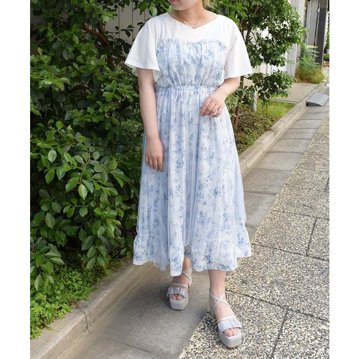 訳あり新品 axes femme ビスチェ切替 裾パネルチェック柄