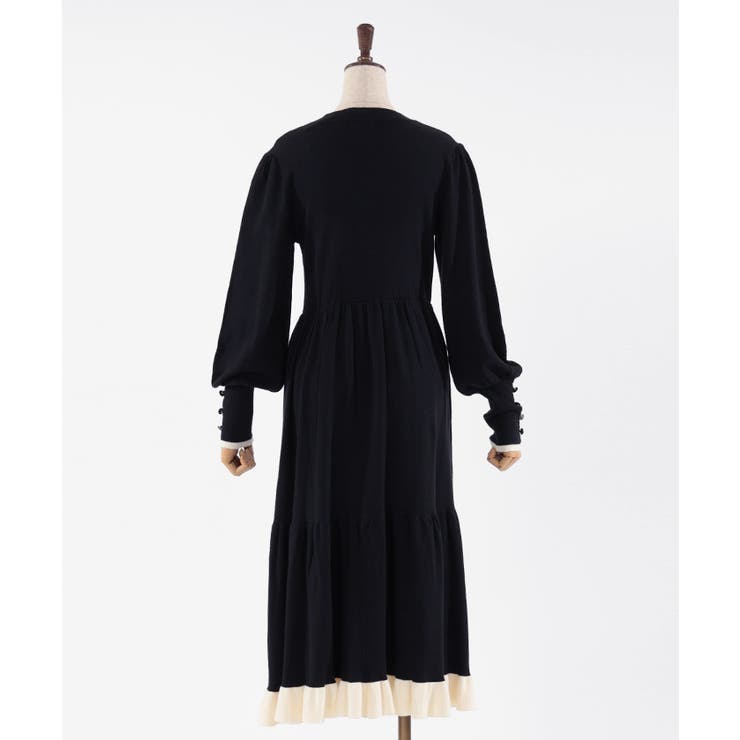 チョーカー風ニットワンピース[品番：IGAW0004409]｜axes femme