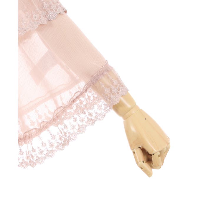 楊柳シフォンレースショール[品番：IGAW0003366]｜axes femme