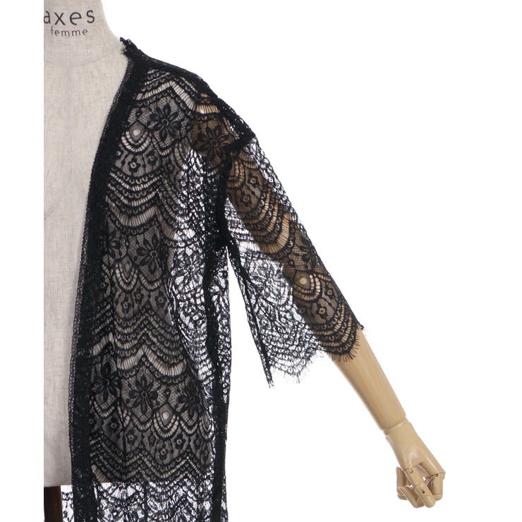 axes femme（アクシーズファム）の「ストライプレースガウン