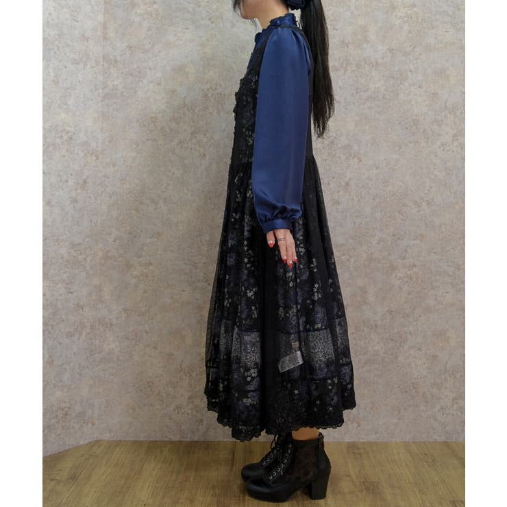 レースベスト×チュールジレ[品番：IGAW0004870]｜axes femme