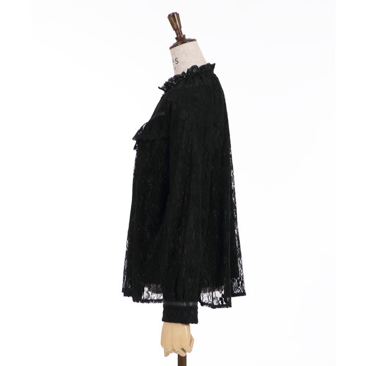 花柄総レースブラウス[品番：IGAW0000743]｜axes femme（アクシーズ