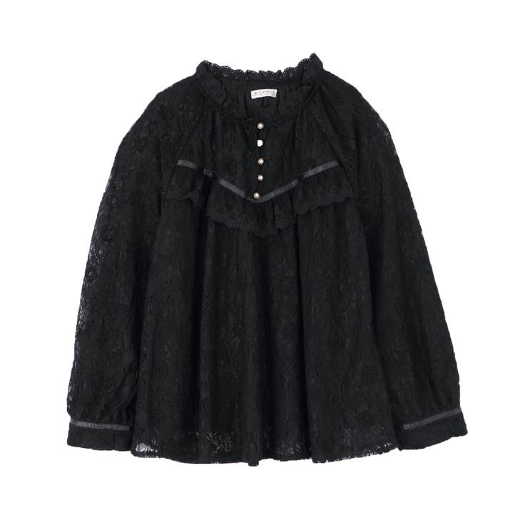 花柄総レースブラウス[品番：IGAW0000743]｜axes femme（アクシーズ