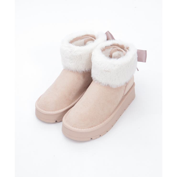 ベージュ | バックリボンファームートン | axes femme