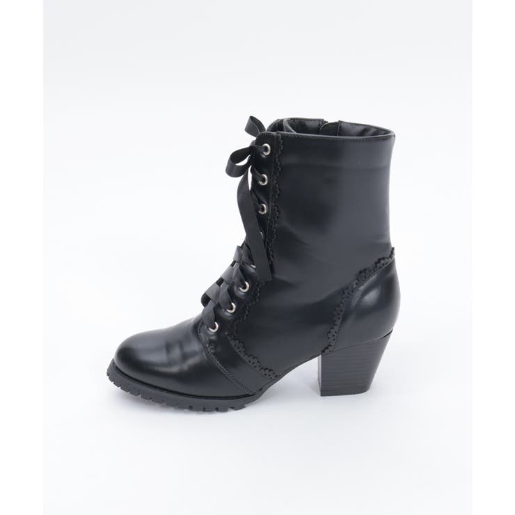 レースアップミドルブーツ[品番：IGAW0006881]｜axes femme