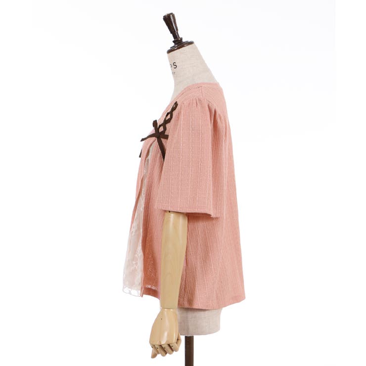 レースアッププルオーバー[品番：IGAW0001685]｜axes femme