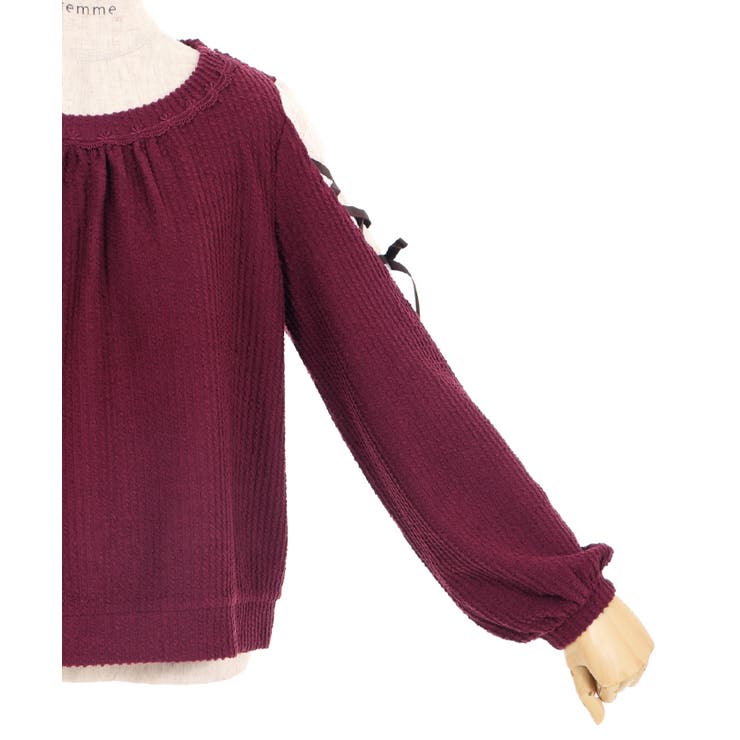 袖レースアップPO[品番：IGAW0000320]｜axes femme