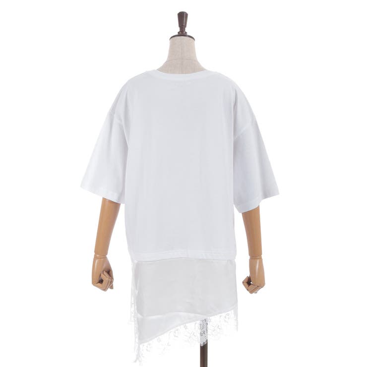 レースドッキングＴシャツ | axes femme | 詳細画像18 