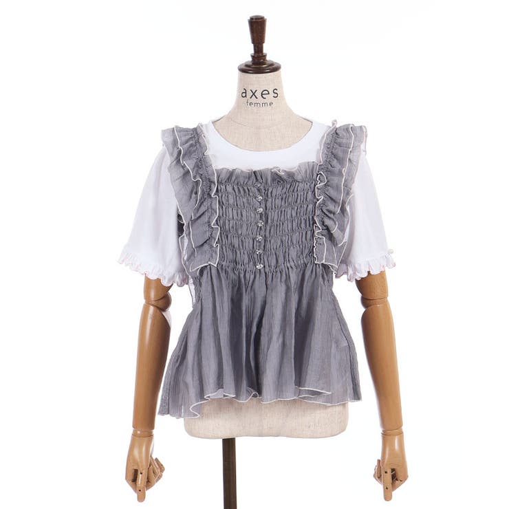 ビスチェ×Ｔシャツセット | axes femme | 詳細画像13 