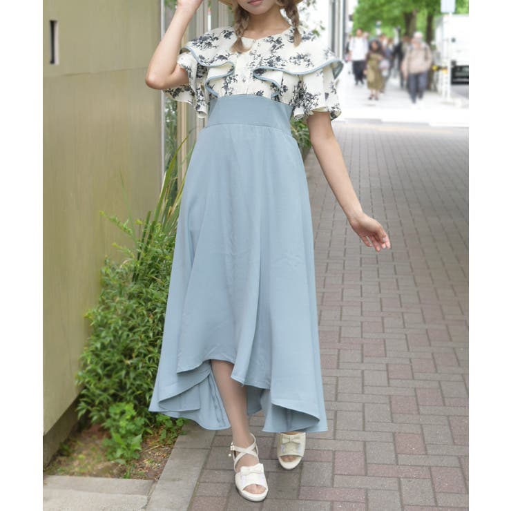 ミント | フリルドッキングワンピ | axes femme