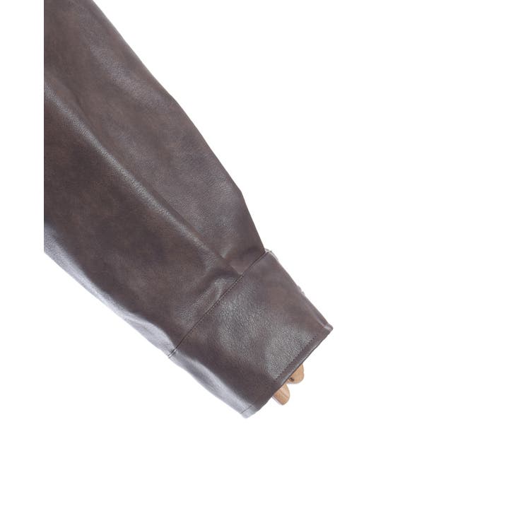 ファー付合成皮革ブルゾン | axes femme | 詳細画像29 