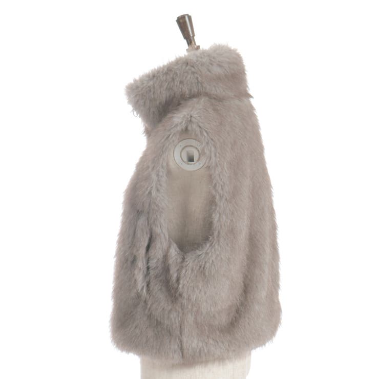 ミックスファーベスト | axes femme | 詳細画像8 