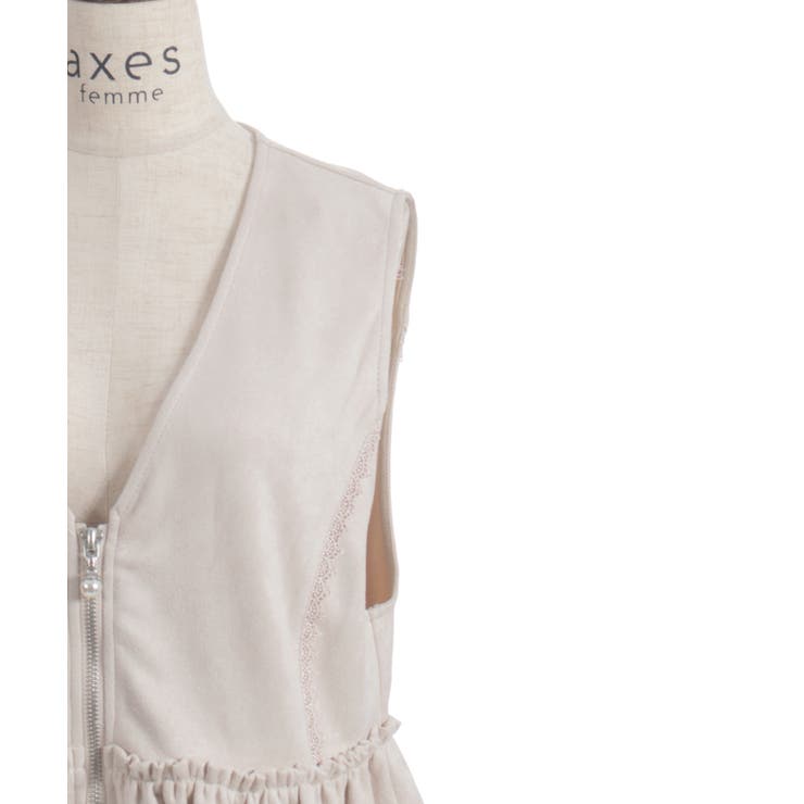 カットスエードベスト | axes femme | 詳細画像10 