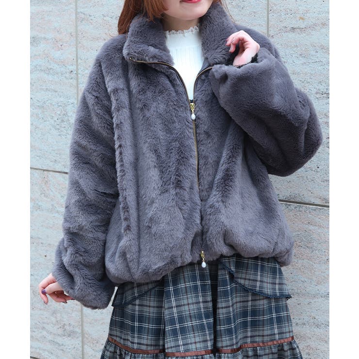 ラビットライクファーコート | axes femme | 詳細画像5 