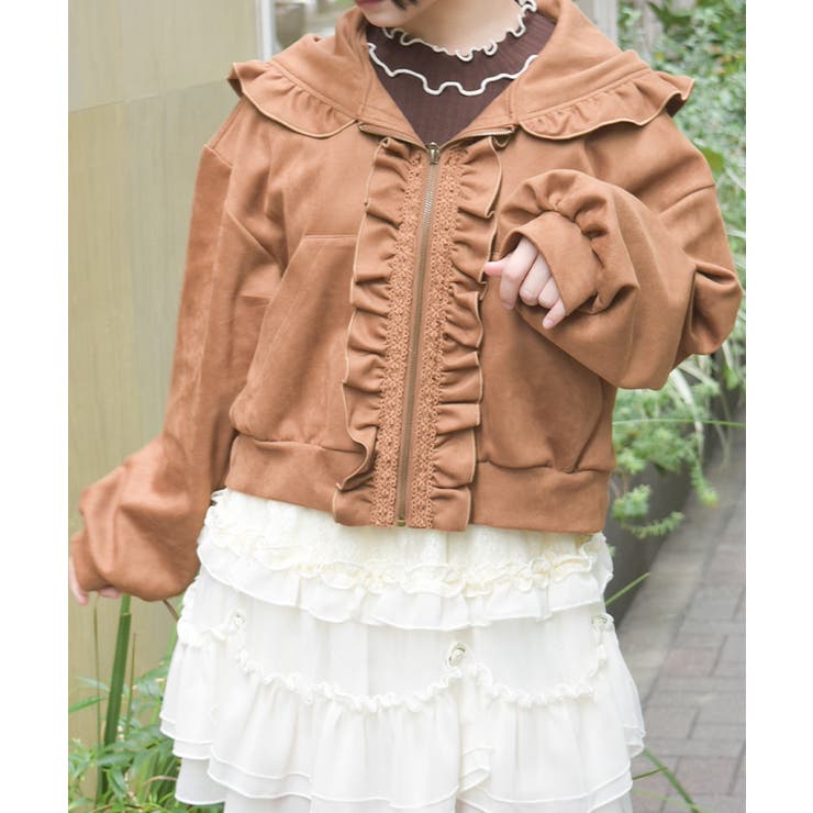 キャメル | スエポンパーカー | axes femme