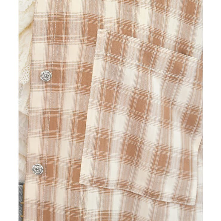 オーバーチェックシャツ | axes femme | 詳細画像10 