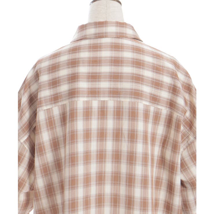 オーバーチェックシャツ | axes femme | 詳細画像16 