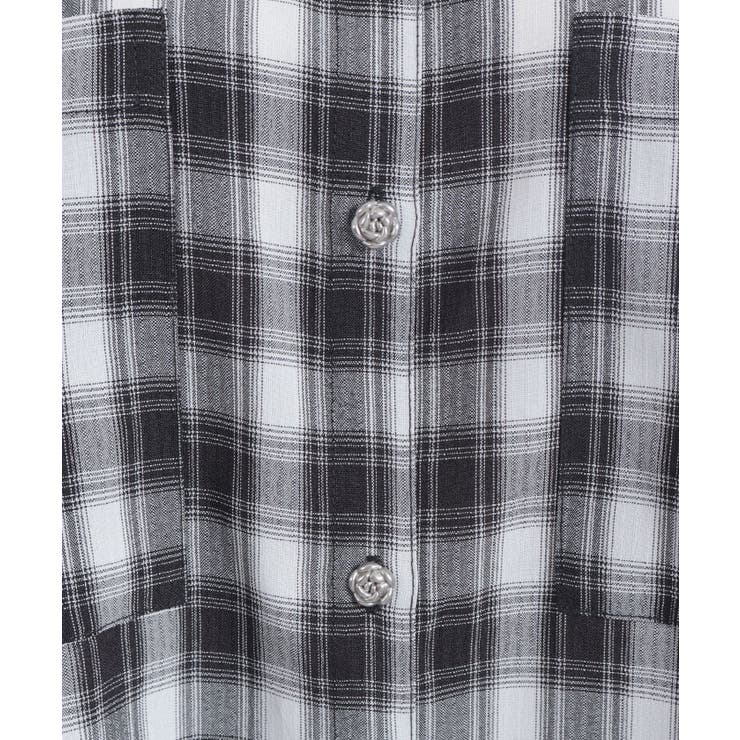 オーバーチェックシャツ | axes femme | 詳細画像22 