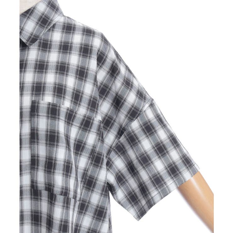 オーバーチェックシャツ | axes femme | 詳細画像23 