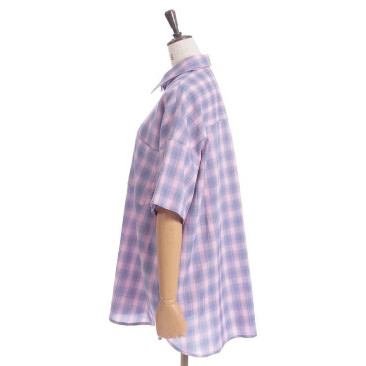 オーバーチェックシャツ | axes femme | 詳細画像25 