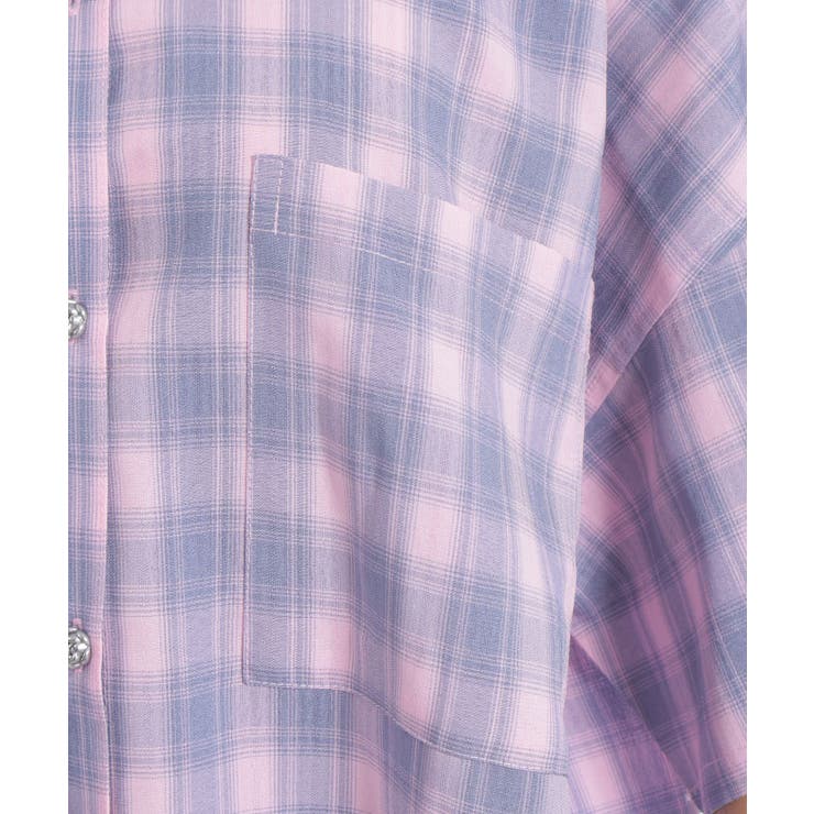 オーバーチェックシャツ | axes femme | 詳細画像29 