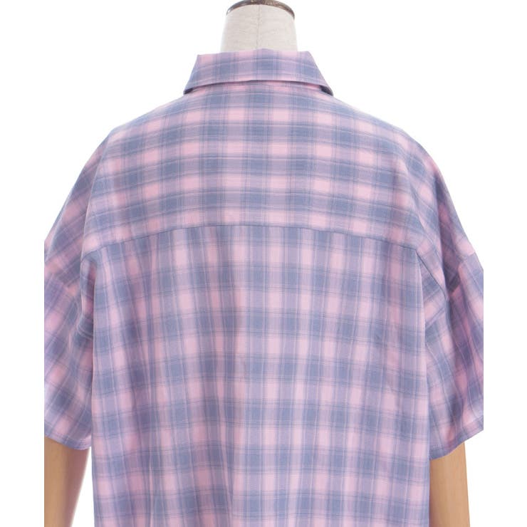 オーバーチェックシャツ | axes femme | 詳細画像30 