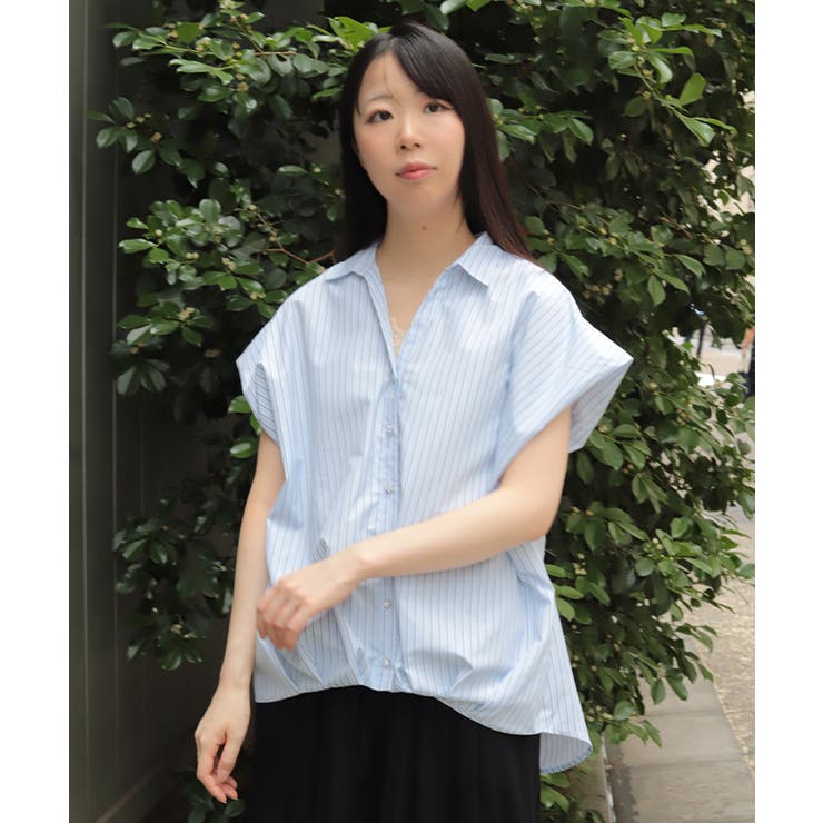 レースアップタックシャツ | axes femme | 詳細画像10 
