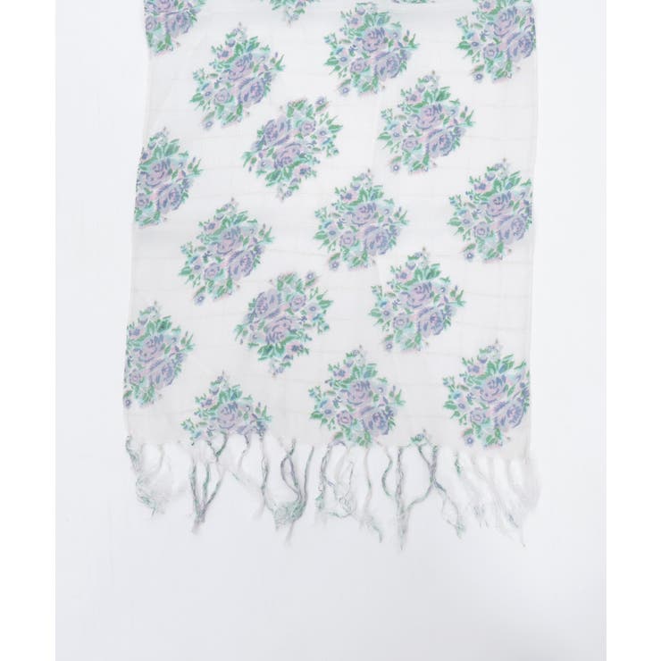 ブーケ柄プリントストール | axes femme | 詳細画像5 