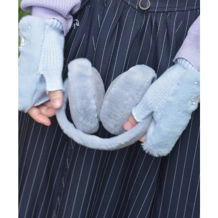 ２トーン折りたたみイヤーマフ | axes femme | 詳細画像2 