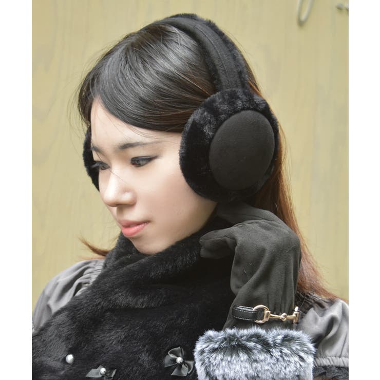 2トーン折りたたみイヤーマフ[品番：IGAW0007068]｜axes femme