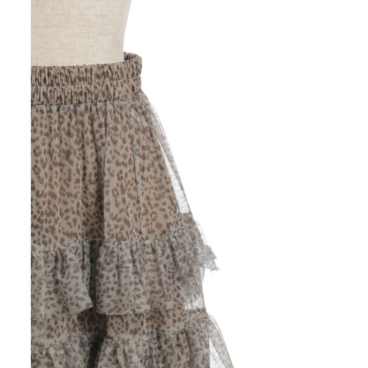 ペチ付フリルチュールスカート | axes femme | 詳細画像10 