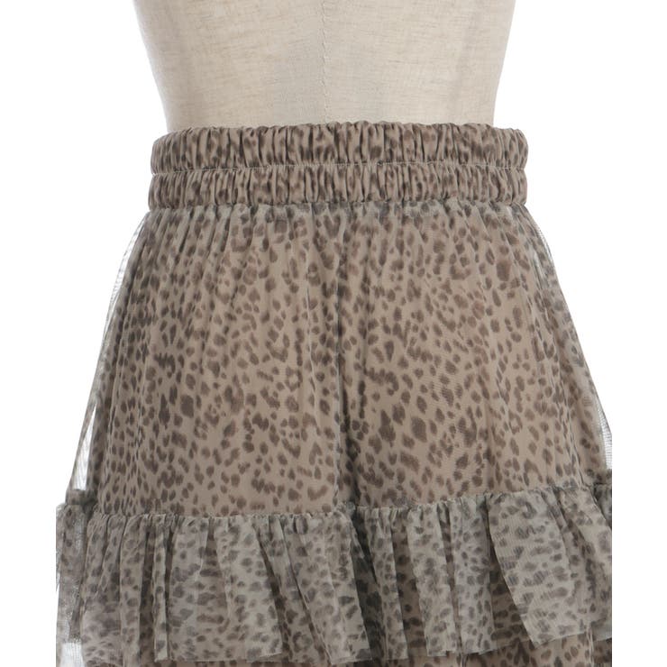 ペチ付フリルチュールスカート | axes femme | 詳細画像13 