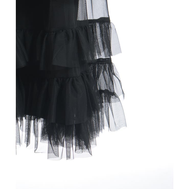 ペチ付フリルチュールスカート | axes femme | 詳細画像26 