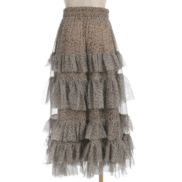 ペチ付フリルチュールスカート | axes femme | 詳細画像9 