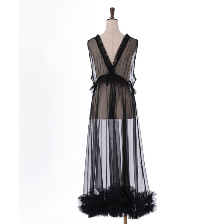 axes femme アクシーズファム ビジューボタンレイヤードキャミワンピ ベルト付キャミワンピース | outlet | axes femme online shop