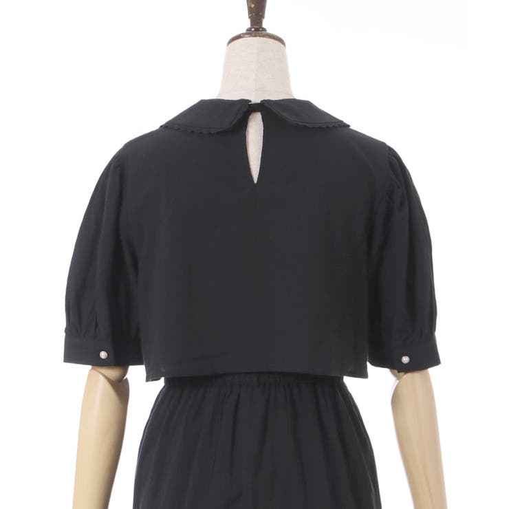 襟付きティアードワンピース[品番：IGAW0003776]｜axes femme