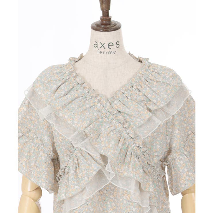 ２ＷＡＹフリル×チュールブラウス | axes femme | 詳細画像15 