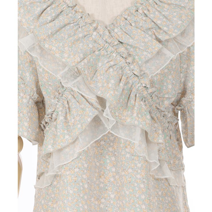 ２ＷＡＹフリル×チュールブラウス | axes femme | 詳細画像17 