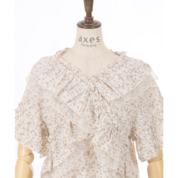 ２ＷＡＹフリル×チュールブラウス | axes femme | 詳細画像23 