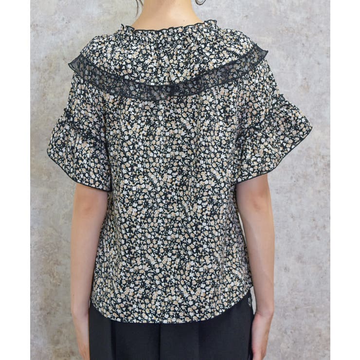 ２ＷＡＹフリル×チュールブラウス | axes femme | 詳細画像3 