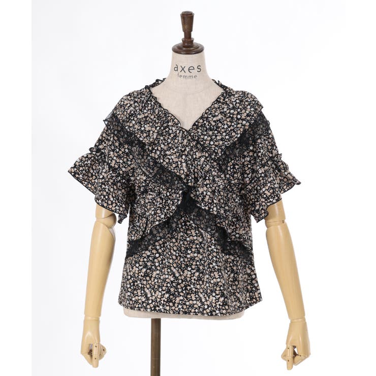 ２ＷＡＹフリル×チュールブラウス | axes femme | 詳細画像4 