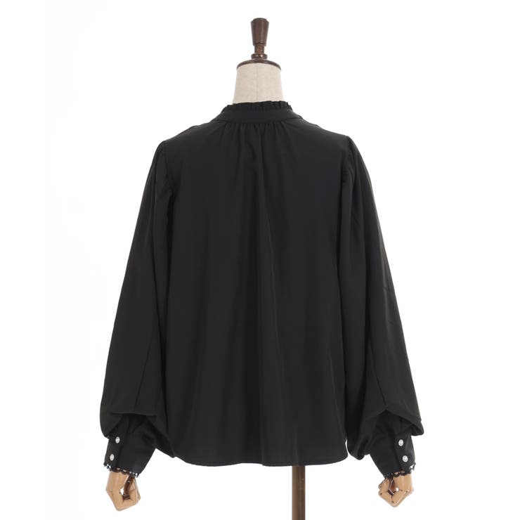 ハイネックブラウス[品番：IGAW0004808]｜axes femme（アクシーズ 